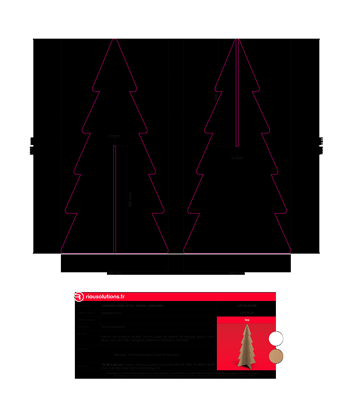 CAPSULE NOEL N°2.2 - SAPIN - 500x1000