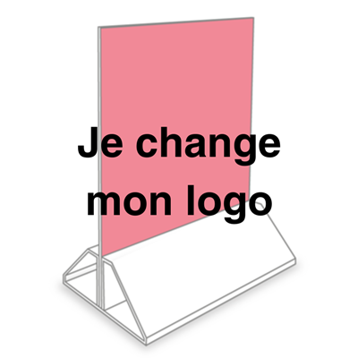 Totem 100 % carton - Je change mon logo