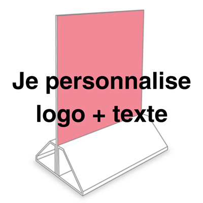 Totem 100 % carton - Je personnalise logo + texte