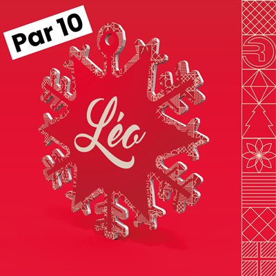 CAPSULE NOEL N°6 - "FLOCON" - Lot de 10